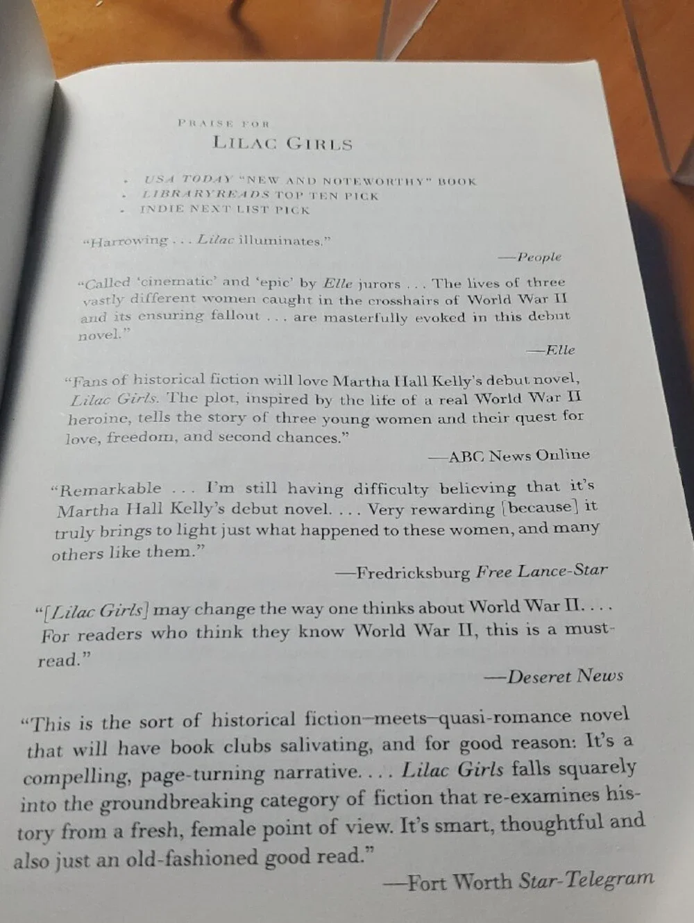 Lilac Girls By Martha Hall Kelly